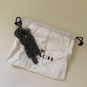 Coach Dinky Gunmetal Chain